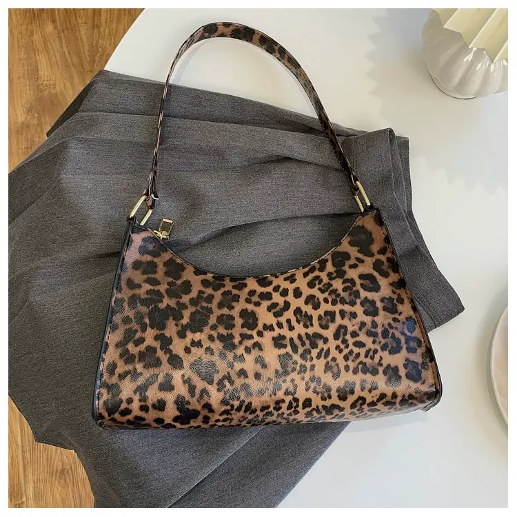 Cow Print Shoulder Bag for Women Leopard Pattern 2025 — feature 34