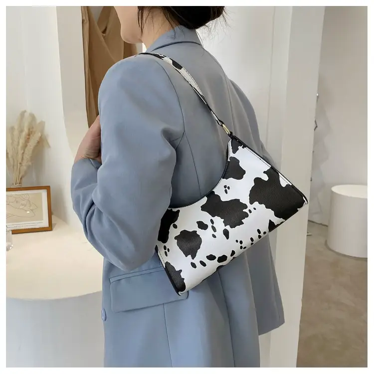 Cow Print Shoulder Bag for Women Leopard Pattern 2025 — feature 43