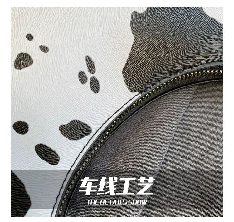 Cow Print Shoulder Bag for Women Leopard Pattern 2025 — feature 5