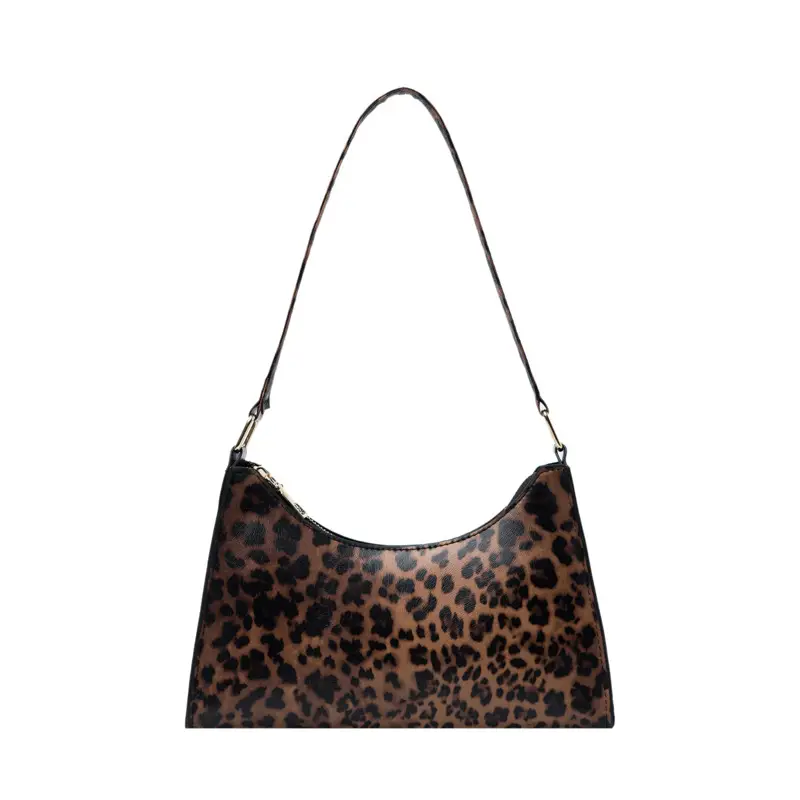 Cow Print Shoulder Bag for Women Leopard Pattern 2025 - Image 3