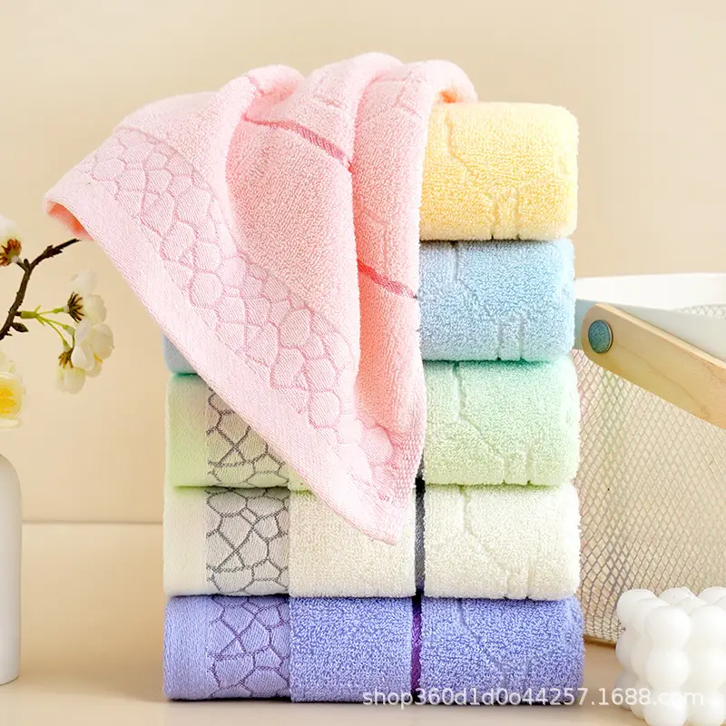 Factory Wholesale Thick Cotton Bath Towel Set Multi Color - Image 46