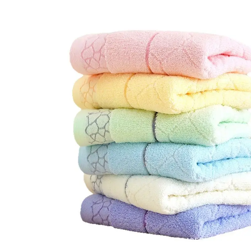 Factory Wholesale Thick Cotton Bath Towel Set Multi Color - Image 50