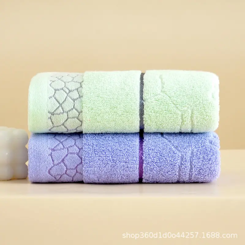Factory Wholesale Thick Cotton Bath Towel Set Multi Color - Image 10