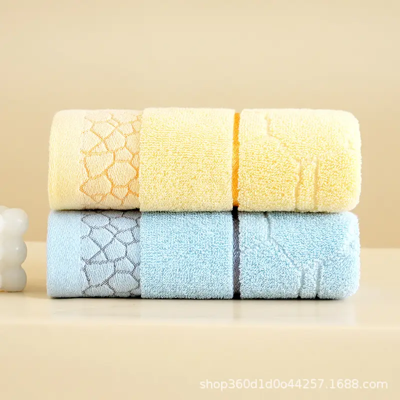 Factory Wholesale Thick Cotton Bath Towel Set Multi Color - Image 13