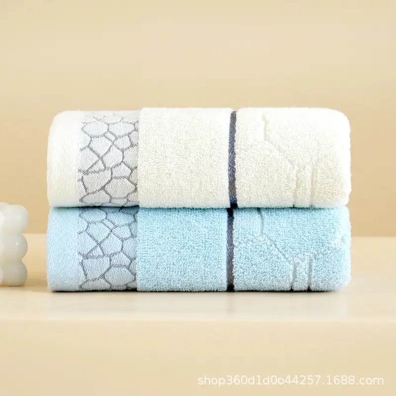 Factory Wholesale Thick Cotton Bath Towel Set Multi Color - Image 14