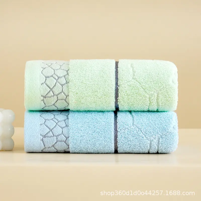 Factory Wholesale Thick Cotton Bath Towel Set Multi Color - Image 15