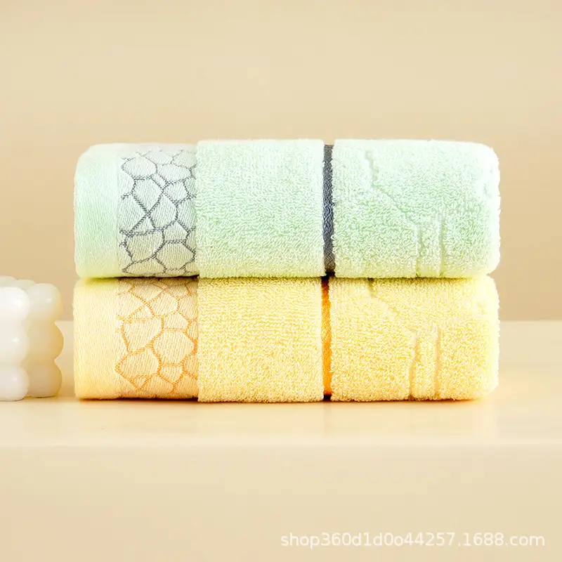 Factory Wholesale Thick Cotton Bath Towel Set Multi Color - Image 19
