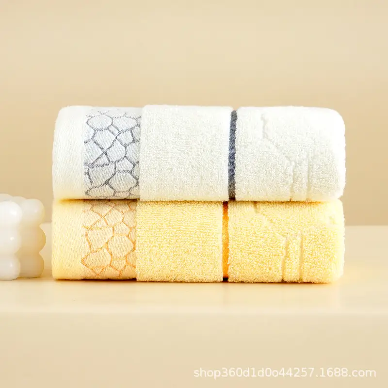 Factory Wholesale Thick Cotton Bath Towel Set Multi Color - Image 20