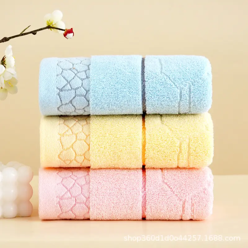Factory Wholesale Thick Cotton Bath Towel Set Multi Color - Image 23