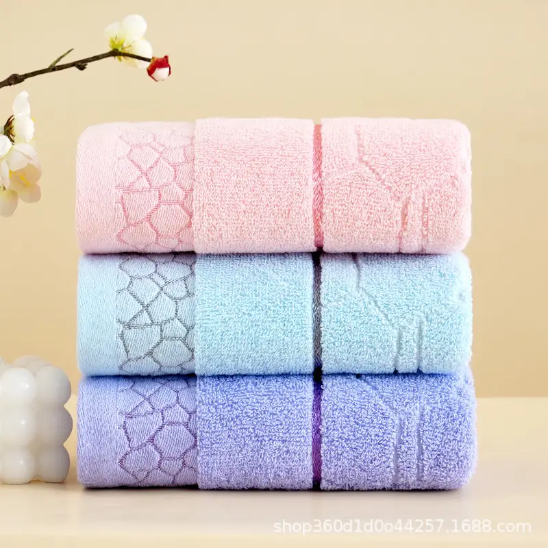 Factory Wholesale Thick Cotton Bath Towel Set Multi Color - Image 25