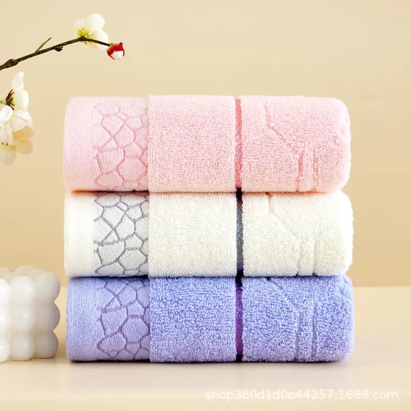 Factory Wholesale Thick Cotton Bath Towel Set Multi Color - Image 27