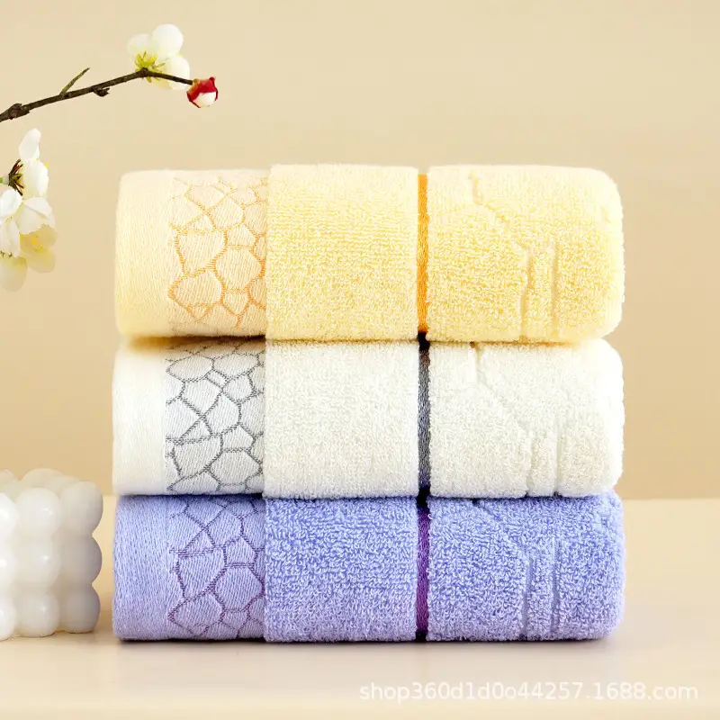 Factory Wholesale Thick Cotton Bath Towel Set Multi Color - Image 28