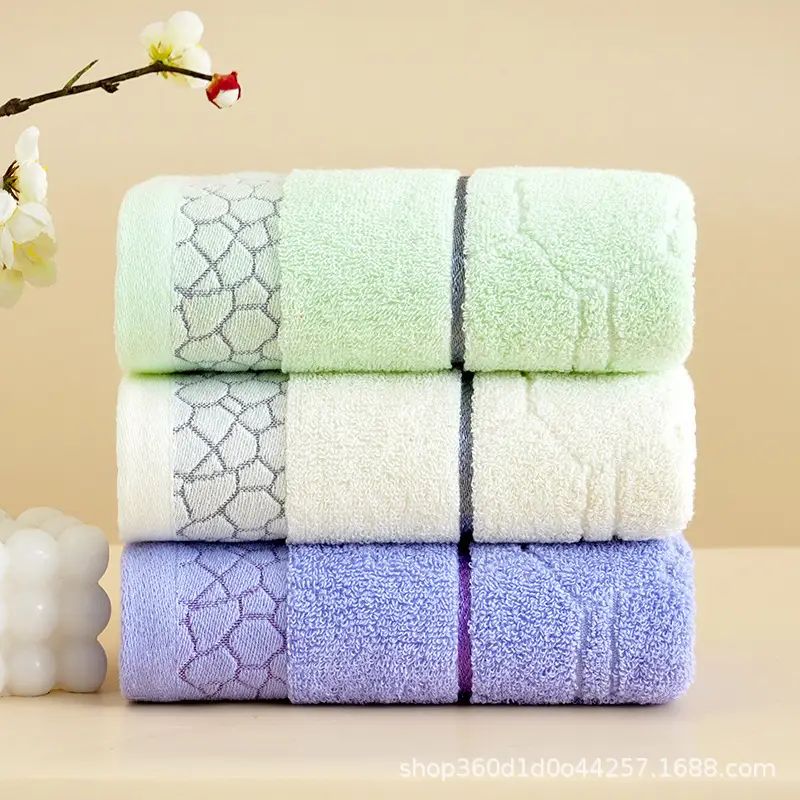 Factory Wholesale Thick Cotton Bath Towel Set Multi Color - Image 29