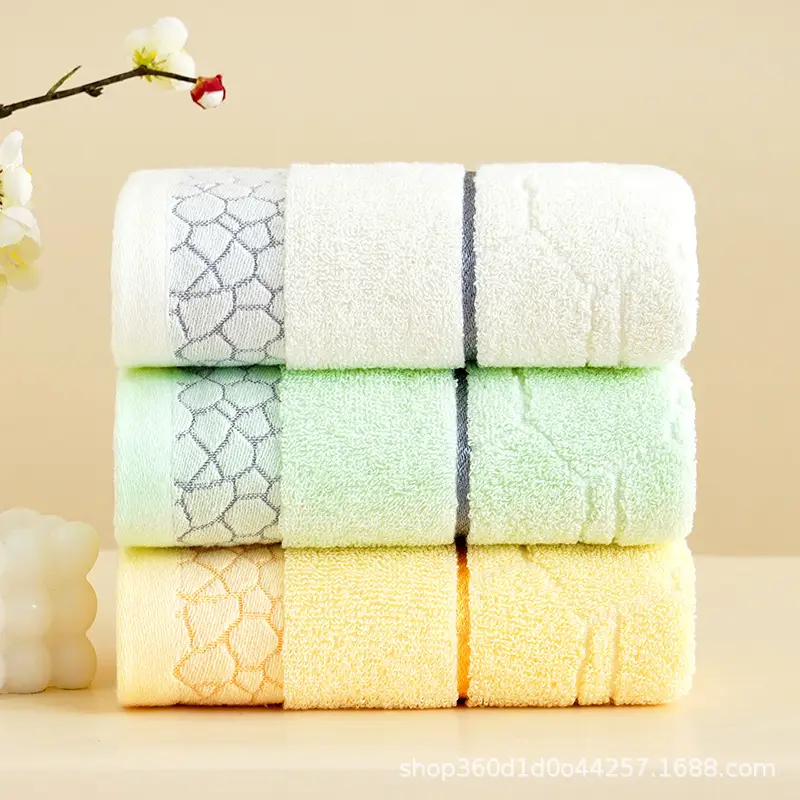 Factory Wholesale Thick Cotton Bath Towel Set Multi Color - Image 32