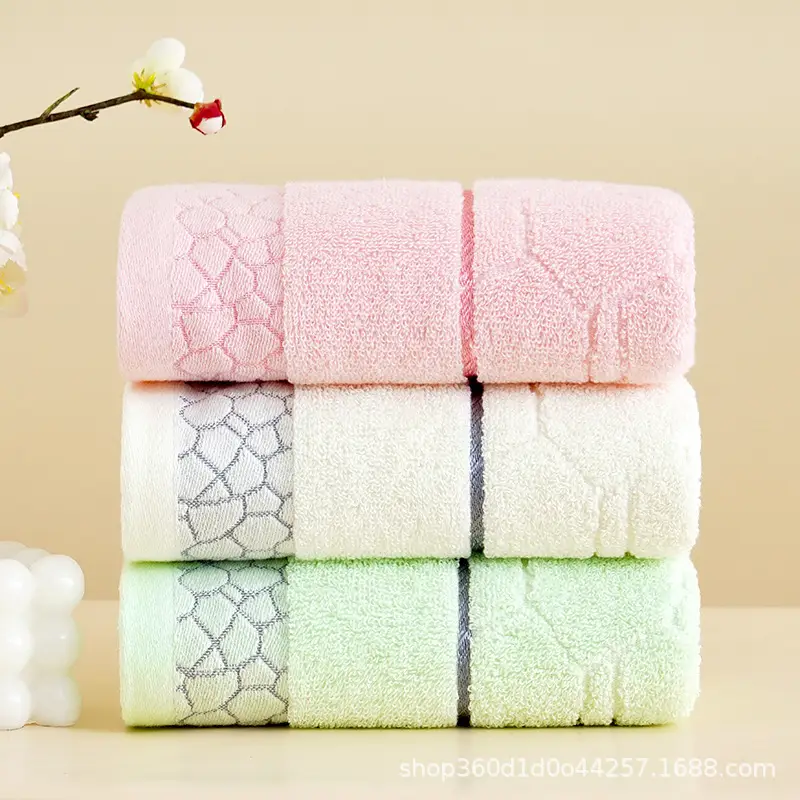 Factory Wholesale Thick Cotton Bath Towel Set Multi Color - Image 35