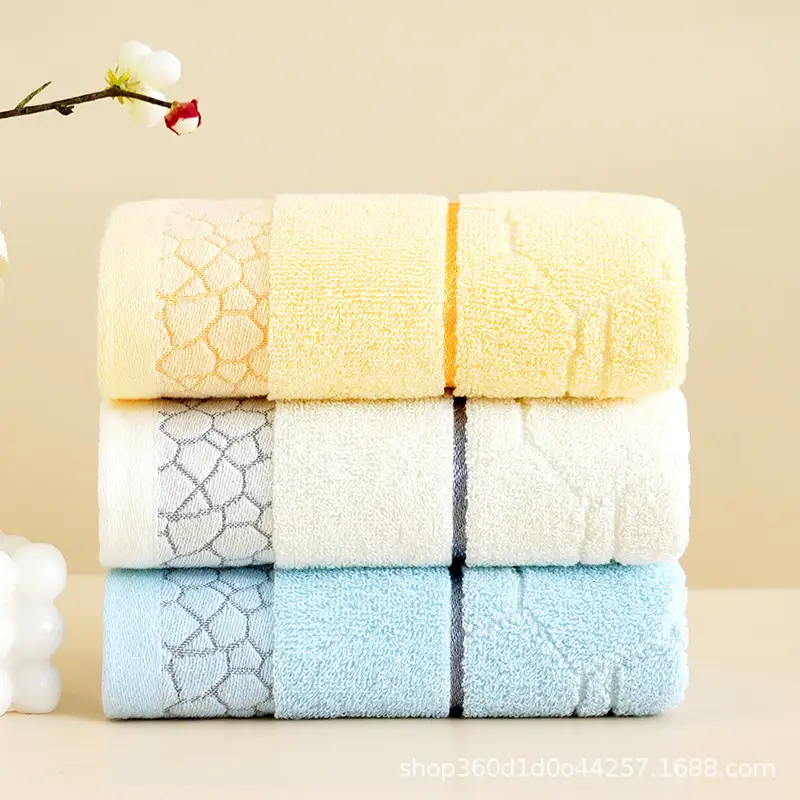 Factory Wholesale Thick Cotton Bath Towel Set Multi Color - Image 36