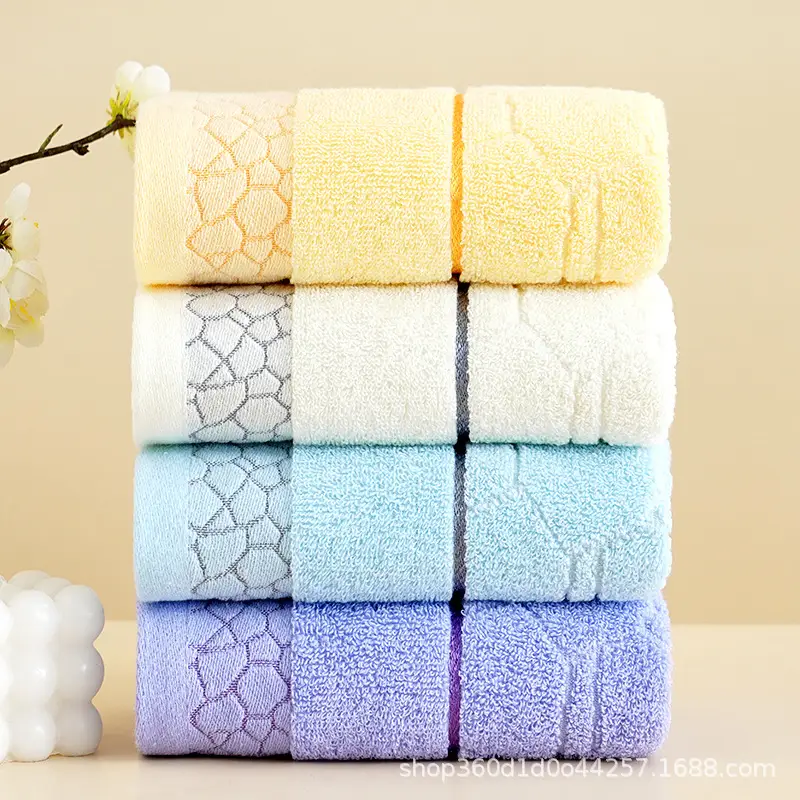 Factory Wholesale Thick Cotton Bath Towel Set Multi Color - Image 39
