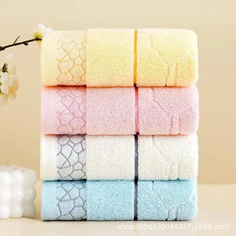 Factory Wholesale Thick Cotton Bath Towel Set Multi Color - Image 42