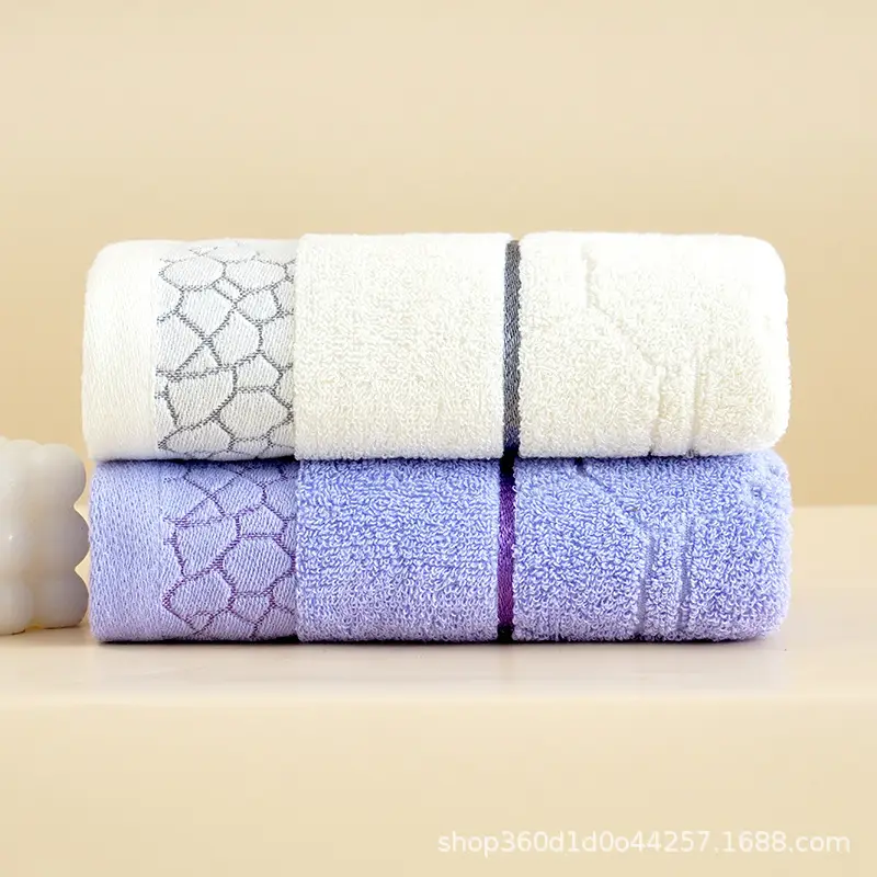 Factory Wholesale Thick Cotton Bath Towel Set Multi Color - Image 8