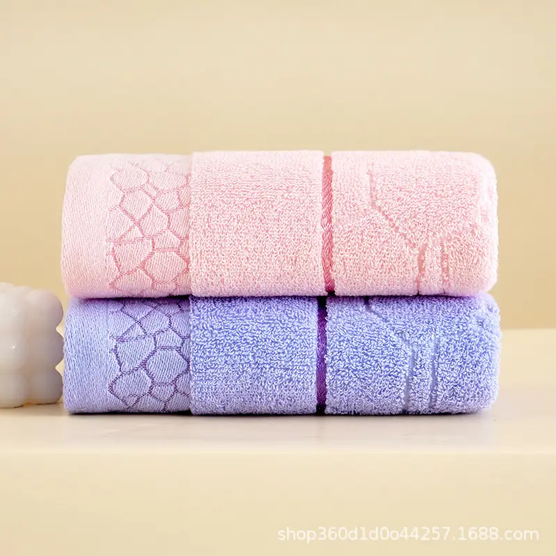 Factory Wholesale Thick Cotton Bath Towel Set Multi Color - Image 9