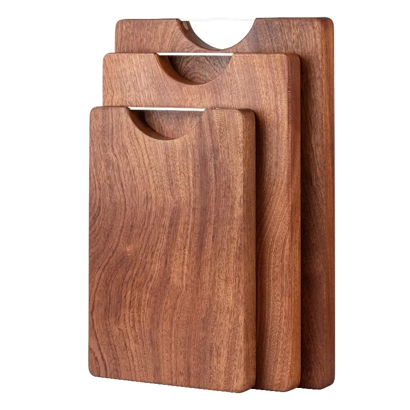 Black Sandalwood Cutting Board Double Sided Kitchen Use - Image 8