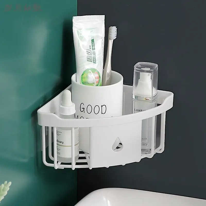 Triangle Corner Wall Mount Bathroom Storage Rack 20x8x13.5cm - Image 6