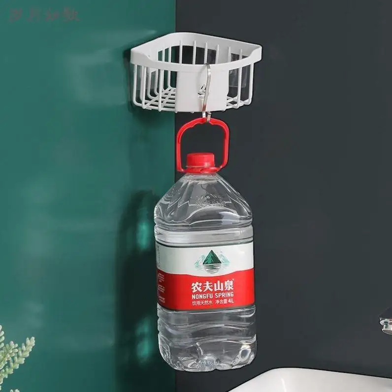 Triangle Corner Wall Mount Bathroom Storage Rack 20x8x13.5cm - Image 7