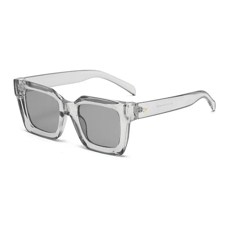 Square Frame Sunglasses European American Fashion Travel Posing