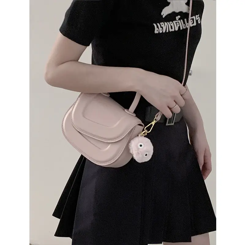 Women's White Square Shoulder Bag 2023 Korean Style - Image 10