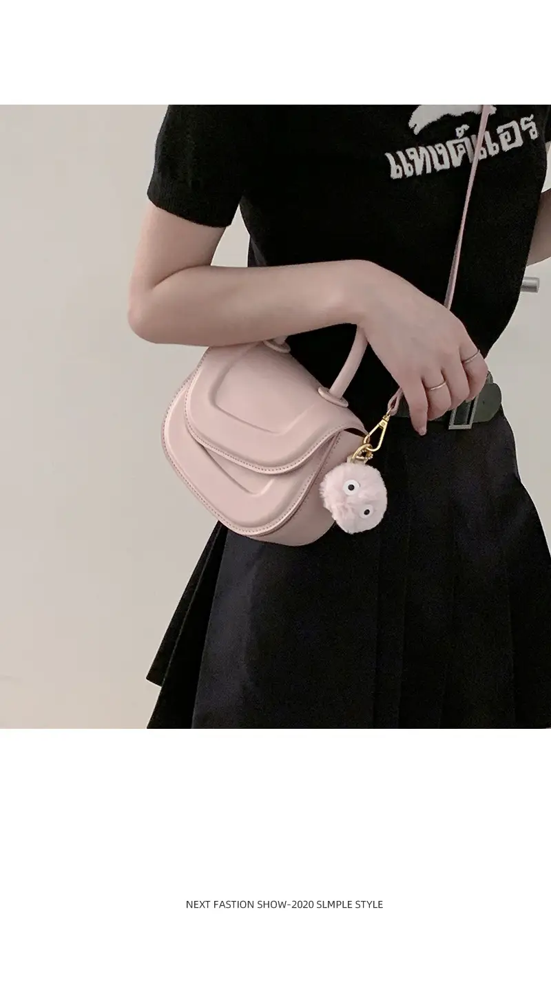 Women's White Square Shoulder Bag 2023 Korean Style — feature 23