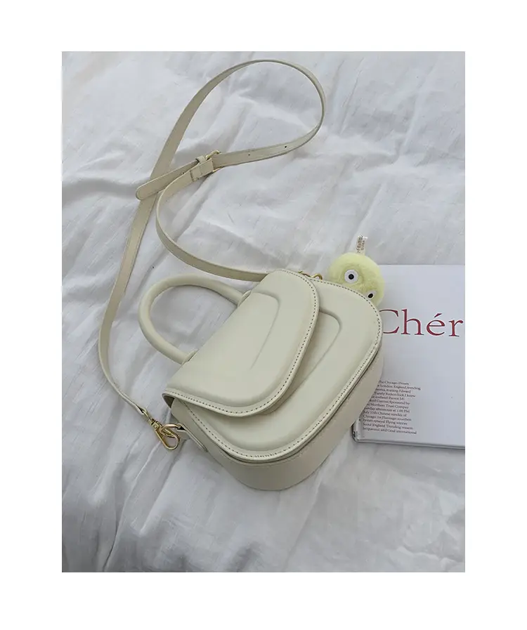 Women's White Square Shoulder Bag 2023 Korean Style — feature 36