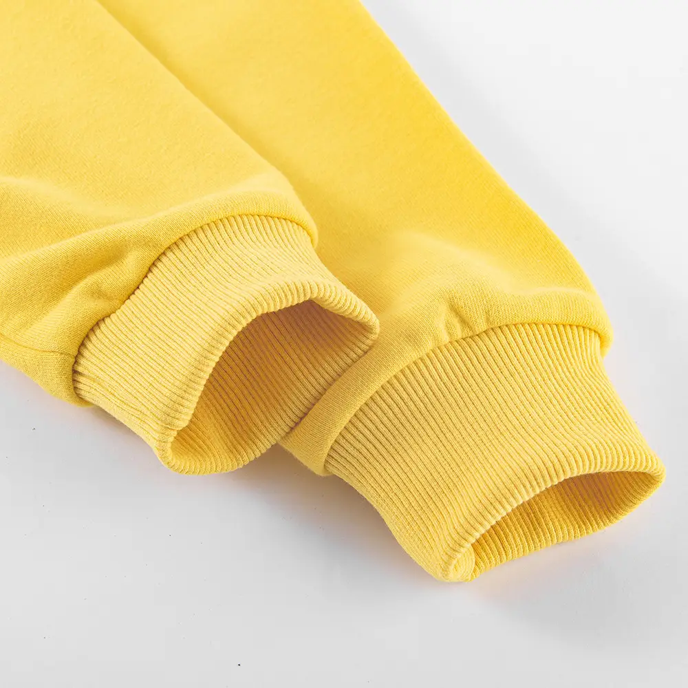 Kids Hoodie Sweatshirt Set Yellow Black Gold Graphic Medium Large — feature 3