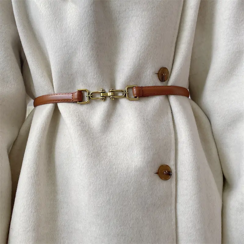 Women's Adjustable Horseshoe Belt for Suit Coat