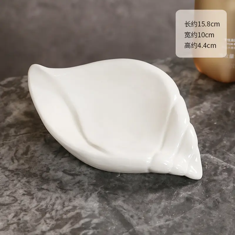 Cute White Ceramic Duck Soap Box with Yellow Feet - Image 6