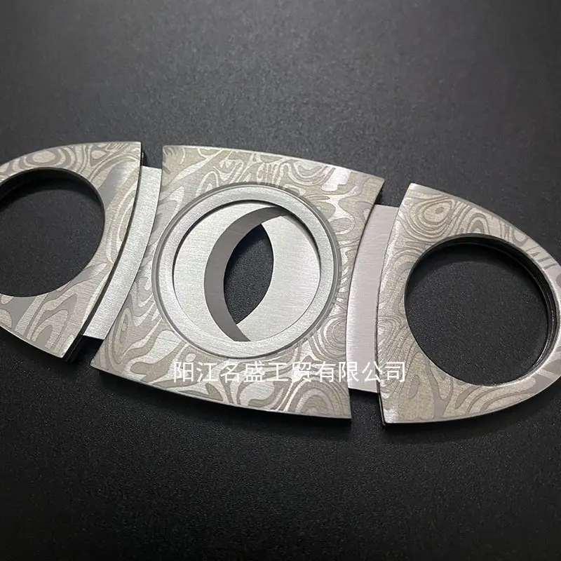Stainless Steel Cigar Cutter Double Blade Sharp Portable