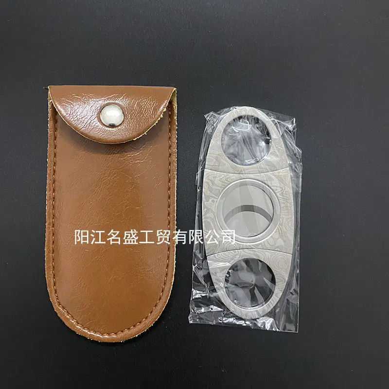 Stainless Steel Cigar Cutter Double Blade Sharp Portable — feature 13