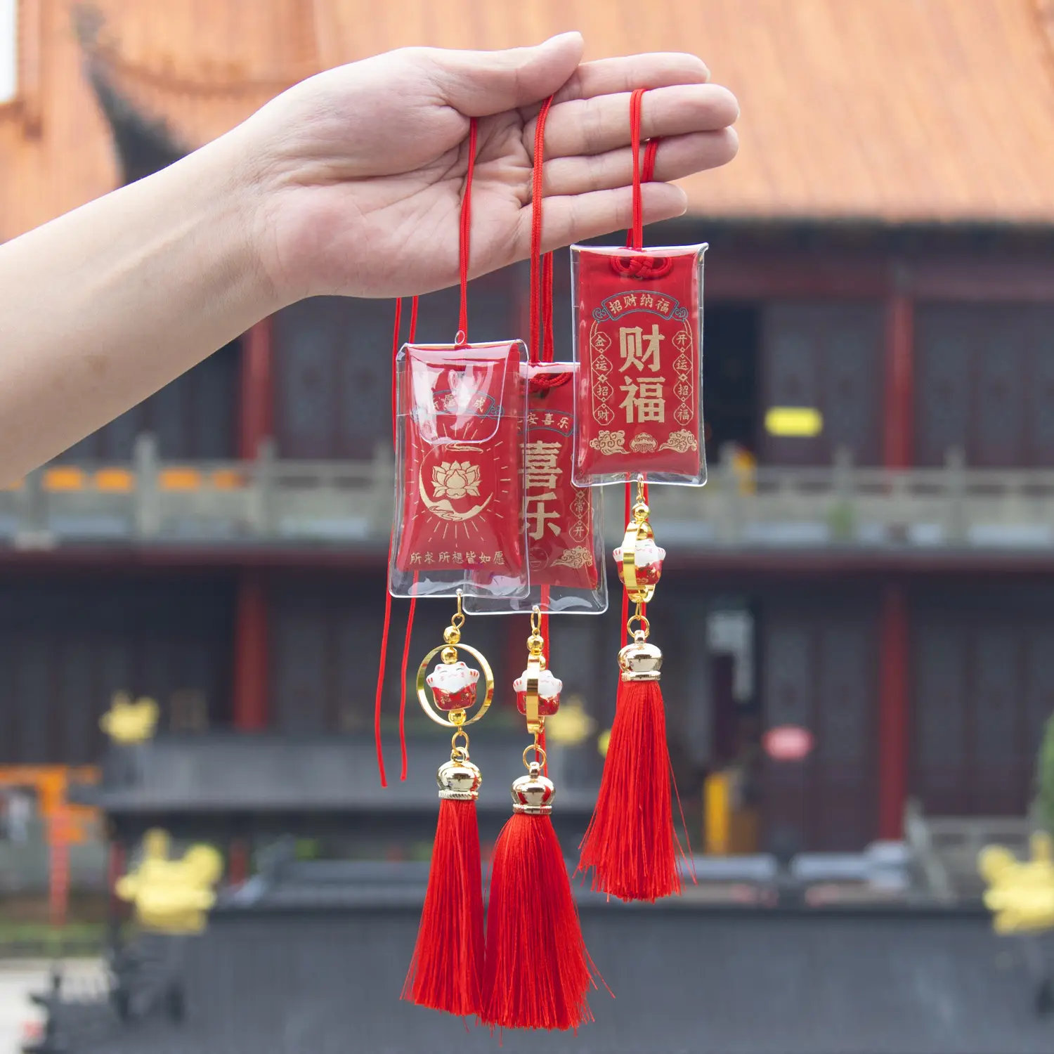 Lucky Tassel Bag with Prayer Body & Protection - Image 29