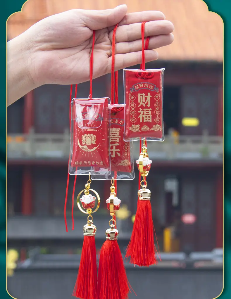 Lucky Tassel Bag with Prayer Body & Protection — feature 6
