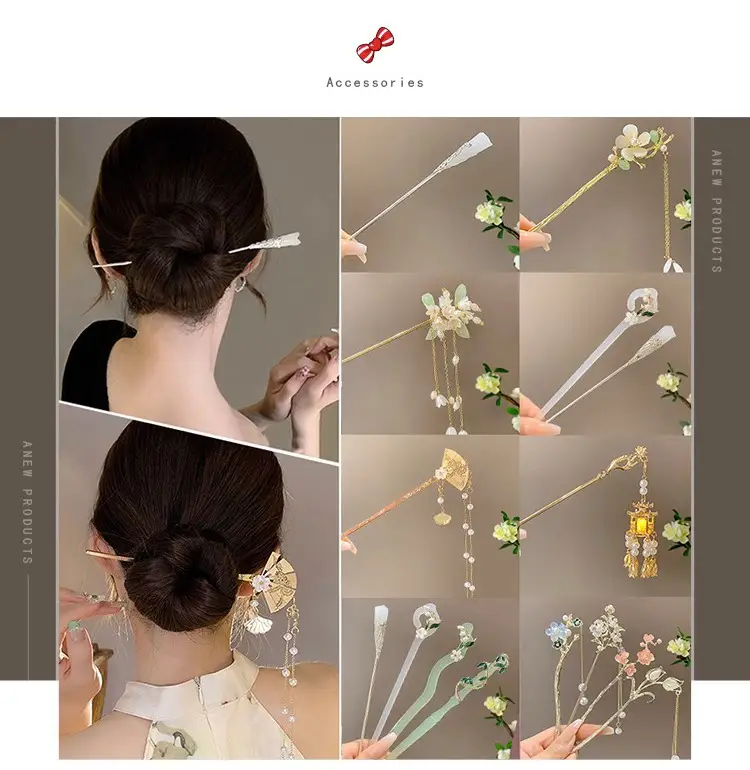 New Chinese Style Hairpin Antique Style Hanfu Hairpin — feature 19