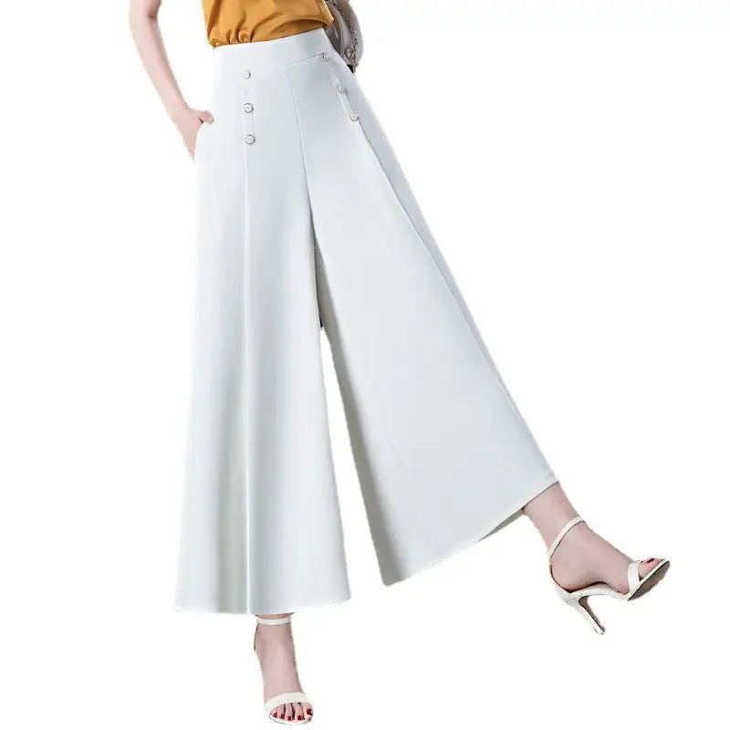 Women's Wide Leg Pants with High Waist Cut 2023 - Image 12
