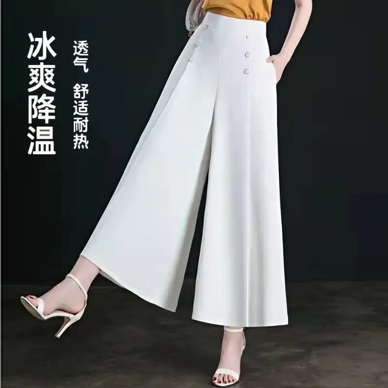 Women's Wide Leg Pants with High Waist Cut 2023 — feature 24
