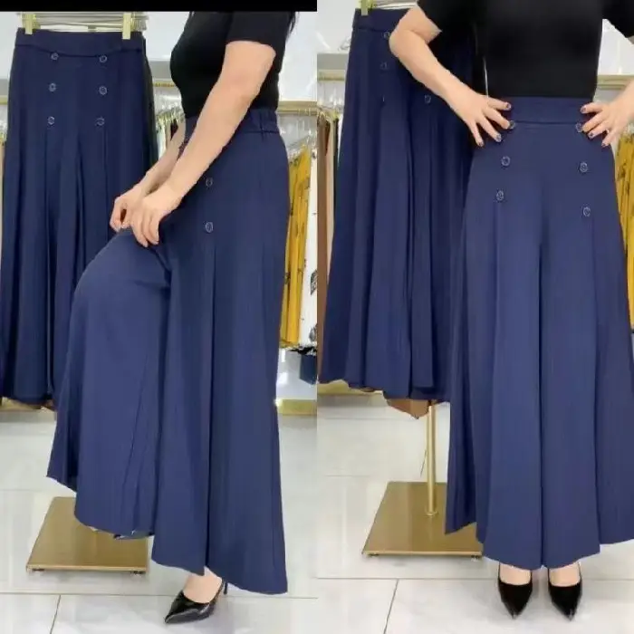 Women's Wide Leg Pants with High Waist Cut 2023 - Image 6