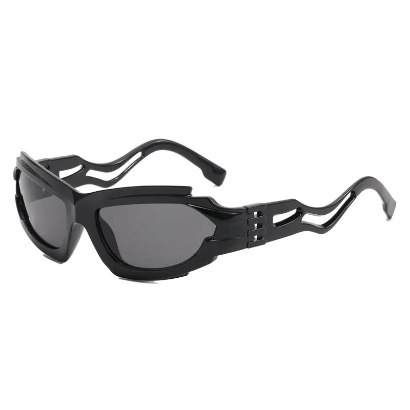 Futuristic Blue Sunglasses for Men 2023 - Image 14