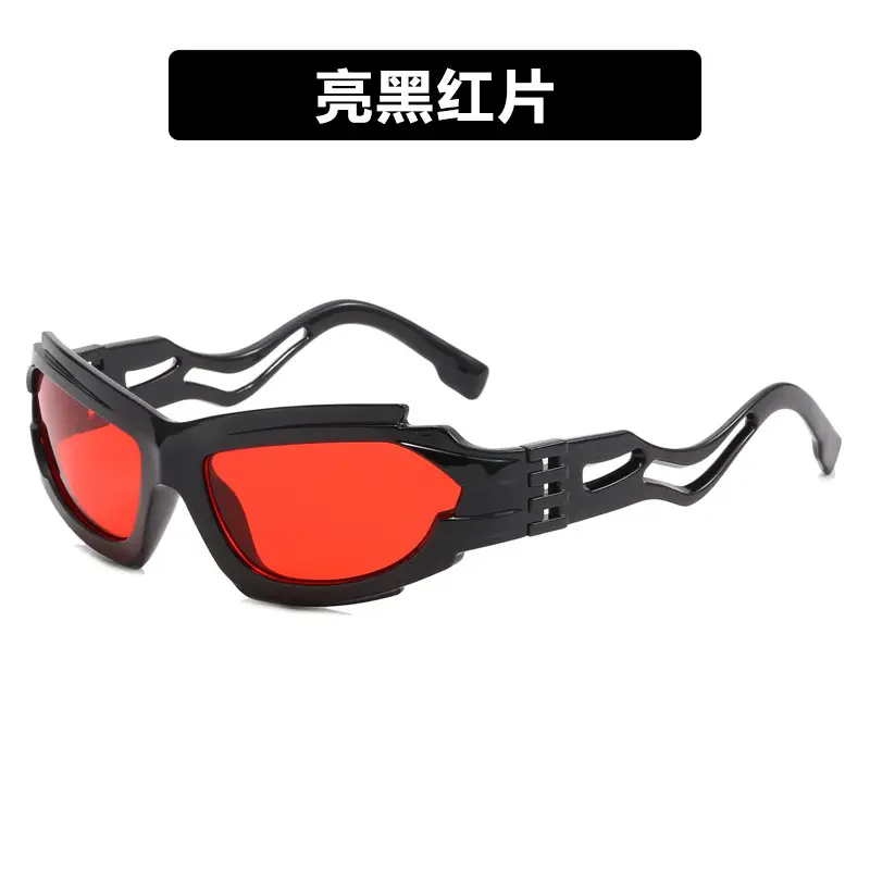 Futuristic Blue Sunglasses for Men 2023 - Image 2