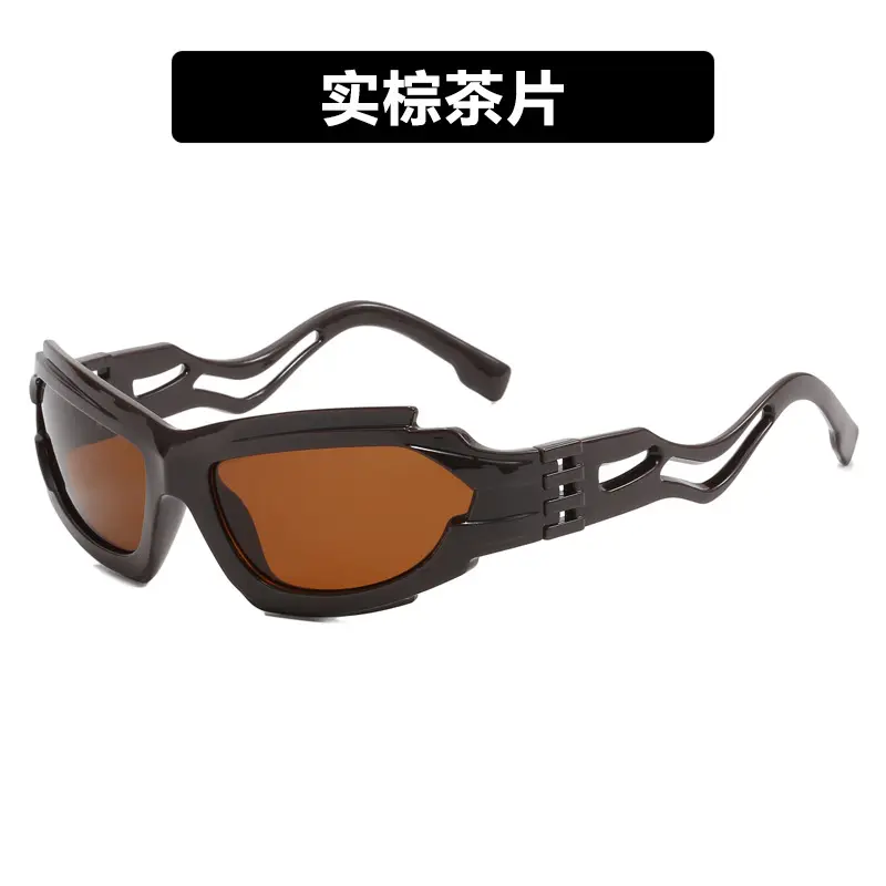 Futuristic Blue Sunglasses for Men 2023 - Image 6