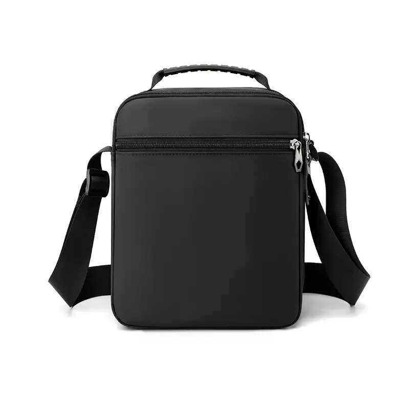 Men's Black Camo Shoulder Bag with We Power Logo - Image 8