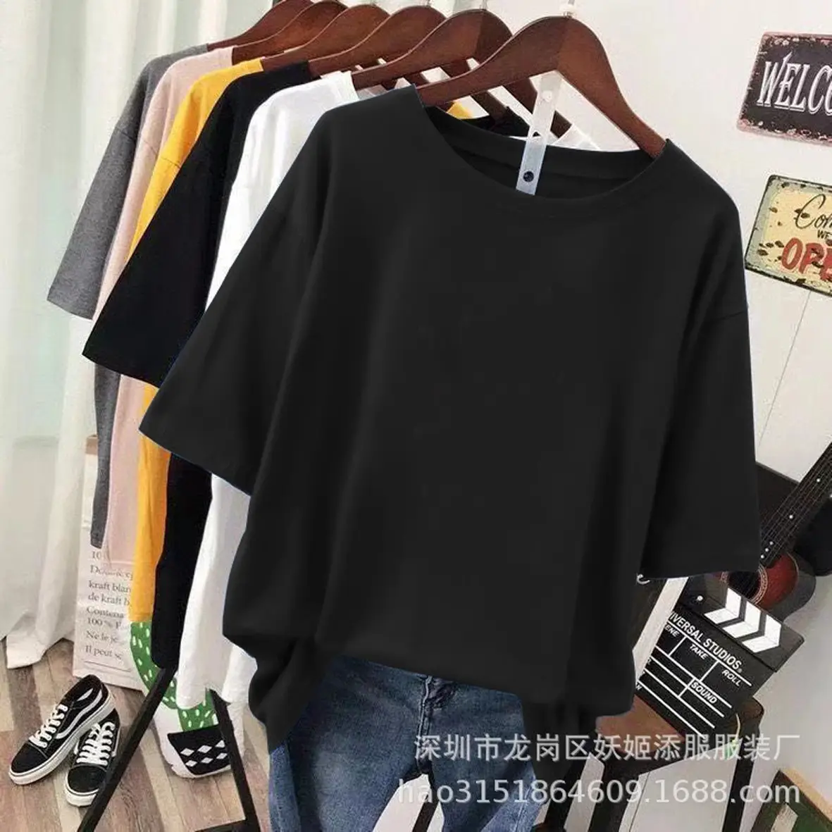 Women's Short Sleeve T-Shirt White 9.9 Free Shipping — feature 6