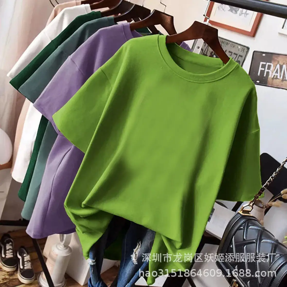 Women's Short Sleeve T-Shirt White 9.9 Free Shipping — feature 7