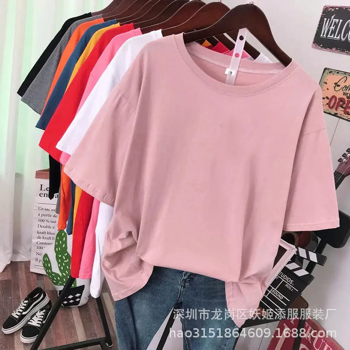Women's Short Sleeve T-Shirt White 9.9 Free Shipping — feature 8