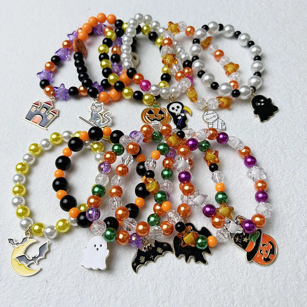 Halloween Ghost Pumpkin Bracelet for Girls - Image 15